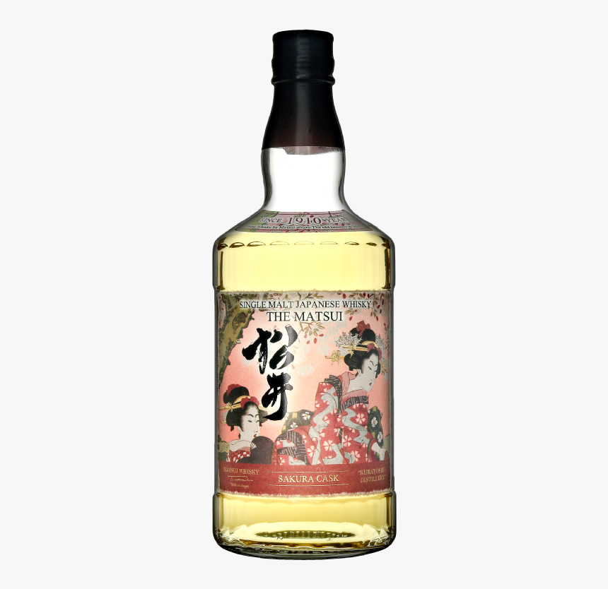 The Matsui Sakura Cask Single Malt Japanese Whisky - Matsui Single Malt Japanese Whisky, HD Png Download