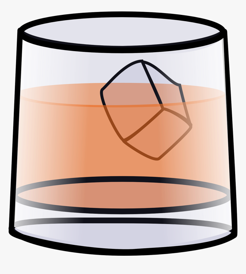 Glass Whiskey Clipart, HD Png Download