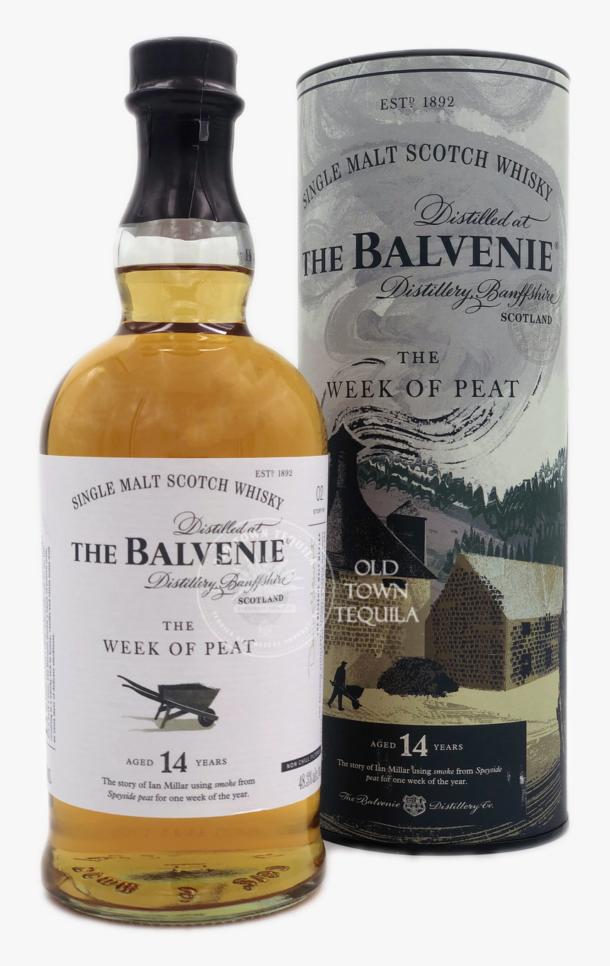 The Balvenie The Week Of Peat 14 Years Single Malt - Balvenie Week Of Peat, HD Png Download