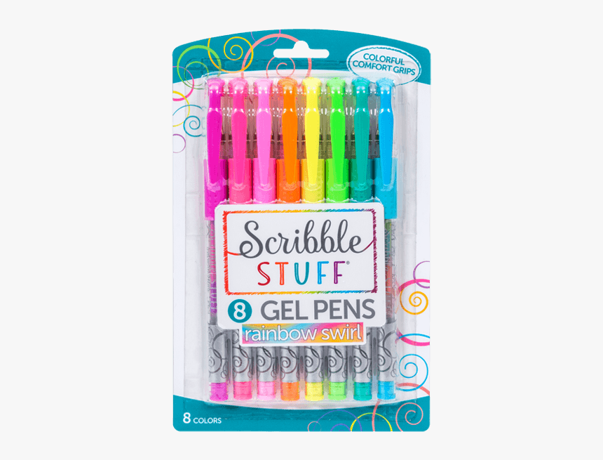 Scribble Stuff Gel Pens Fluorescent, HD Png Download