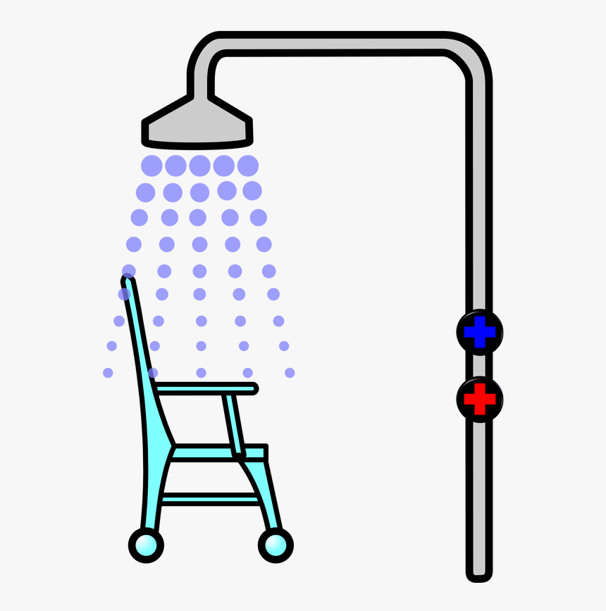 Shaving Foam - Picture - Shower - Picture - Shower - Shower Chair Cartoon, HD Png Download