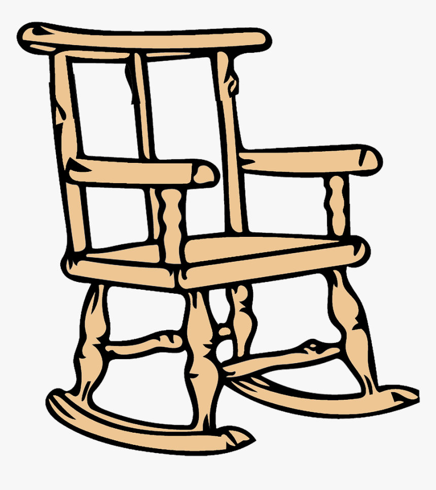 Transparent Chair Clip Art Rocking Chair Clipart Black And White Hd Png Download Transparent Png Image Pngitem