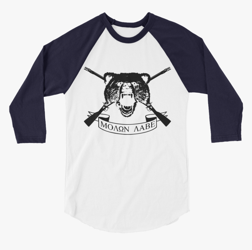 Copy Of Bear & Rifles Molon Labe Come And Take It Raglan - Royale With Cheese Shirt, HD Png Download