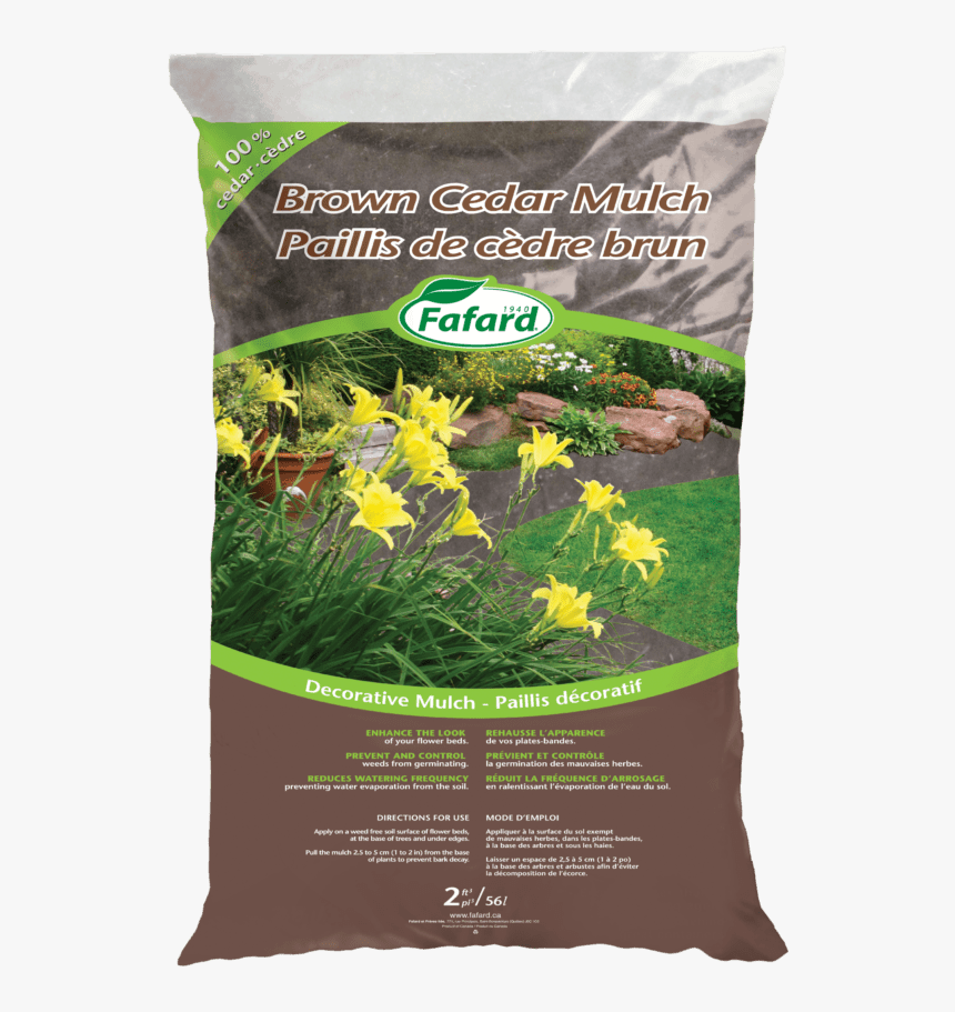 Fafard Cedar Mulch, HD Png Download