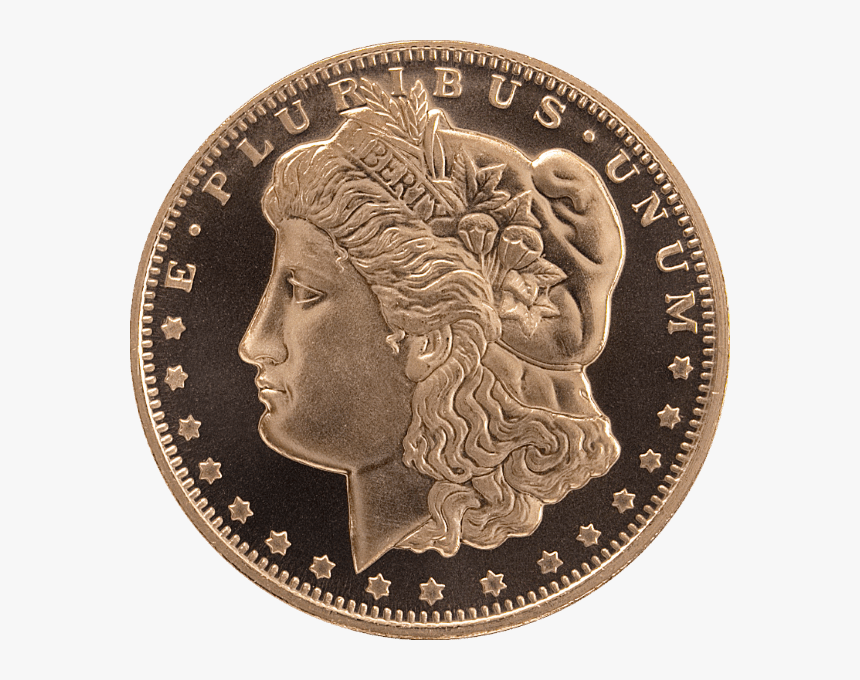 1 Oz Copper Round Molon Labe Tube - Silver, HD Png Download