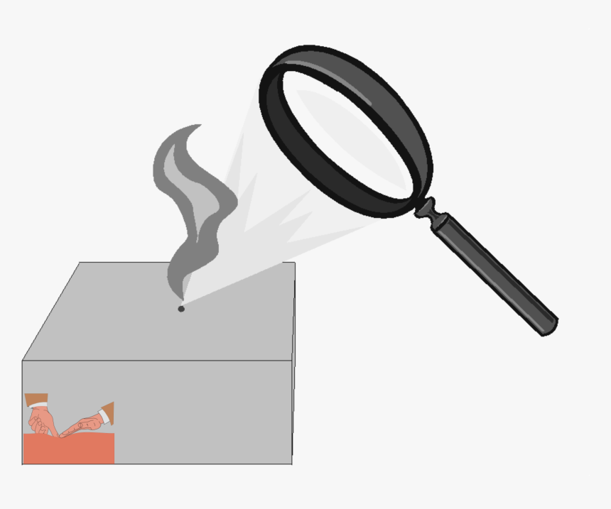 Lupa Convergiendo Un Haz De Luz, HD Png Download