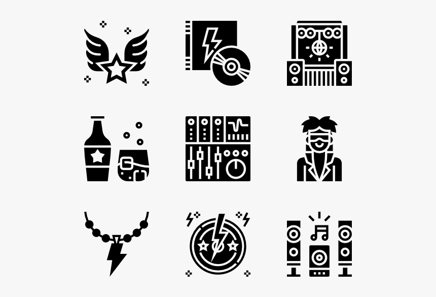 Rock And Roll - Graphic Design, HD Png Download