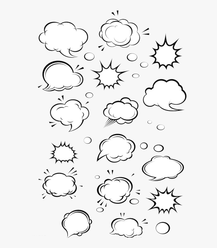 Box Picture Comics Balloon Speech Dialog Cartoon Clipart - Speech Balloon, HD Png Download