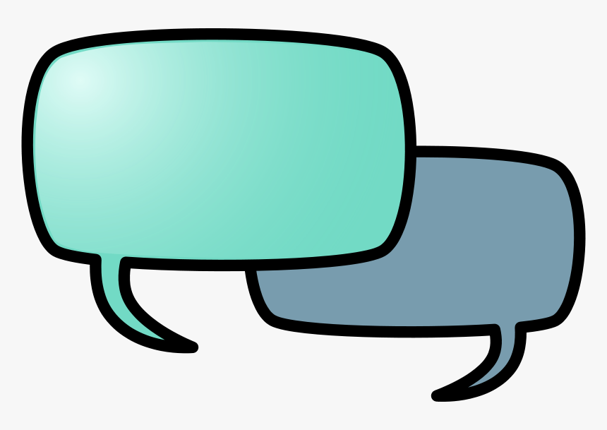 Comic Clouds - Texting Clipart, HD Png Download