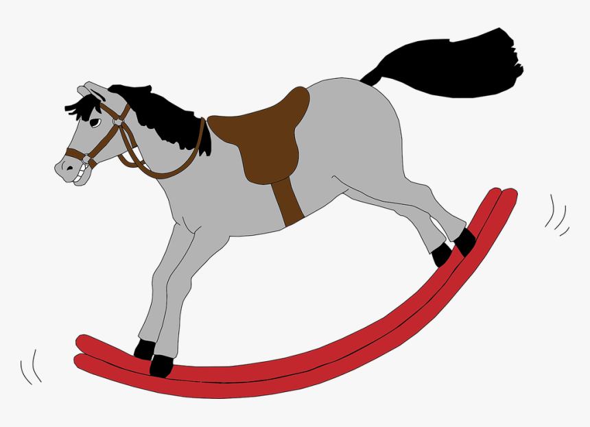 Children, Horse, Kids, Ride, Rocking, Toy - Horse Kids Png, Transparent Png