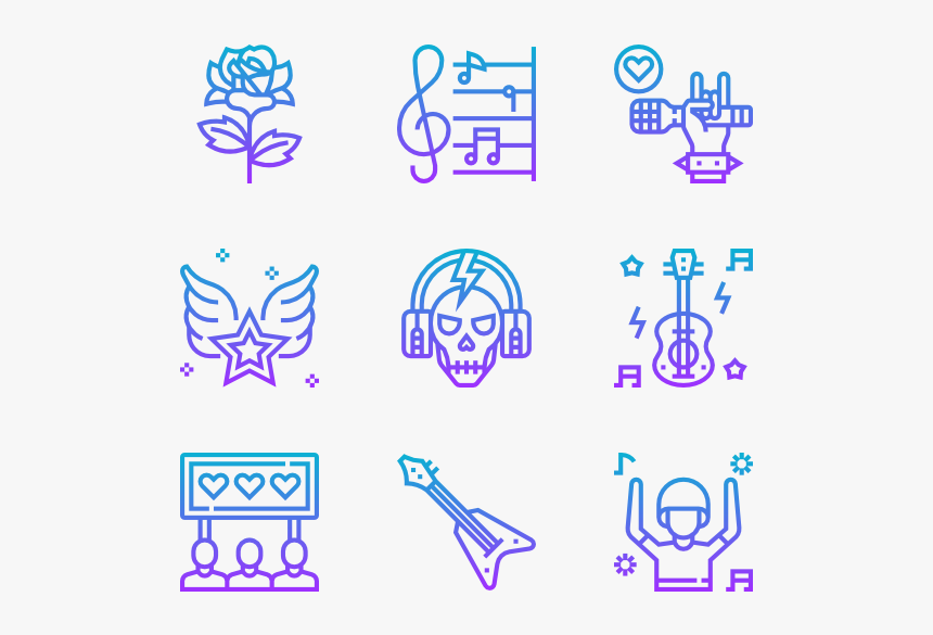Rock And Roll - Modern Icons, HD Png Download