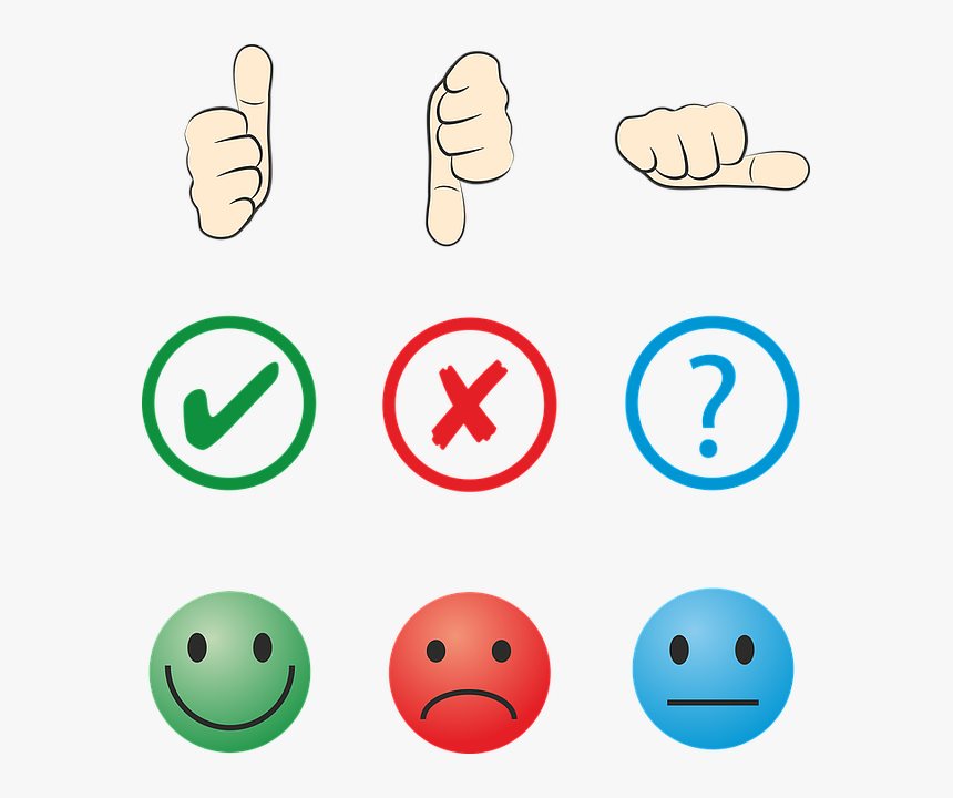 How Accurate Is Social Media Sentiment Analysis - Good Bad Neutral Icons, HD Png Download