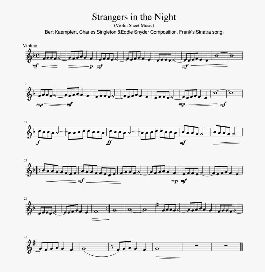 Frank Sinatra Strangers In The Nicht, HD Png Download