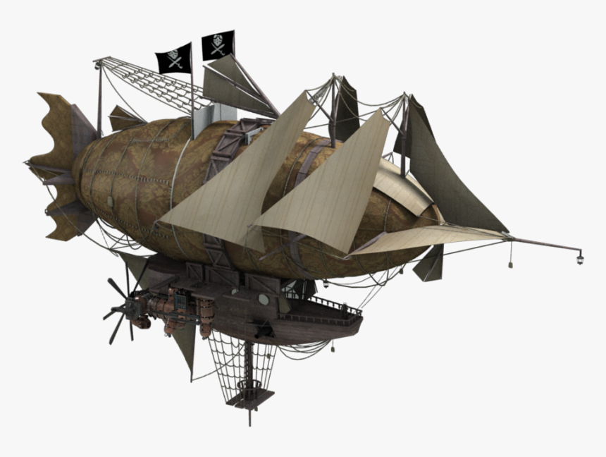 The Airship, - Skyrim Airship Mod, HD Png Download