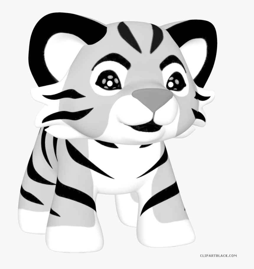 Clipart Animals Tiger - Baby Tiger Clip Art Gif, HD Png Download