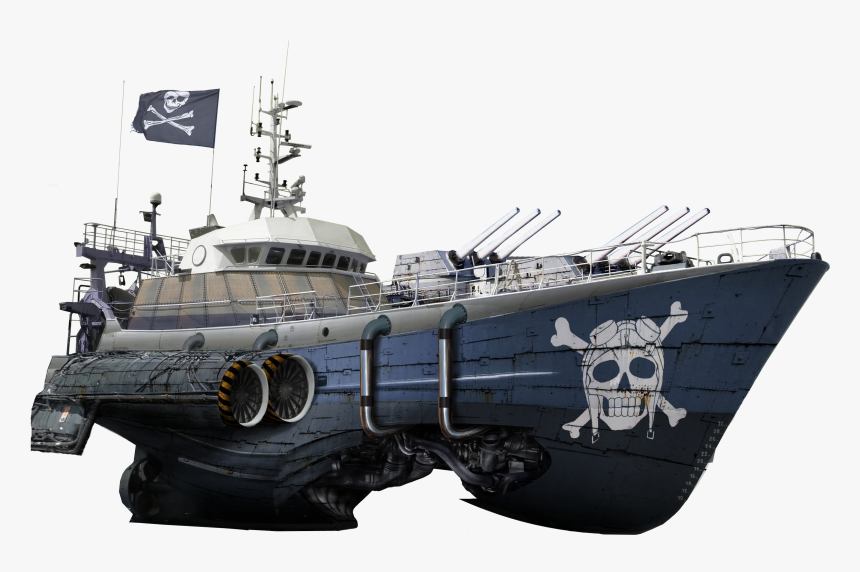 Clip Art Steampunk Long Tail Keyword - Diesel Punk Ship, HD Png Download