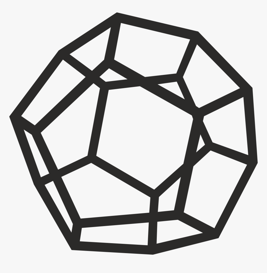 Dodecahedron Vector Free, HD Png Download