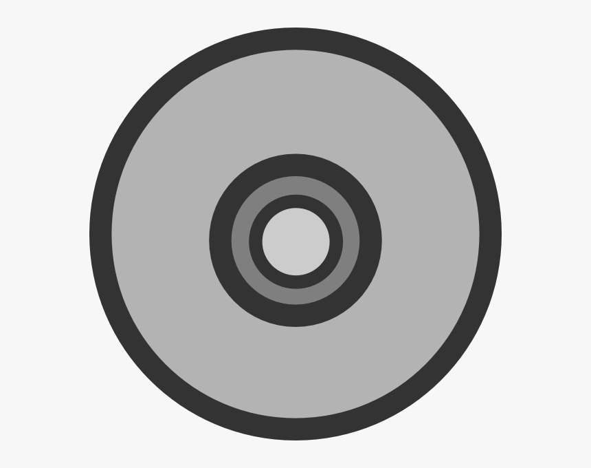 Blank Cd Png - Circle, Transparent Png