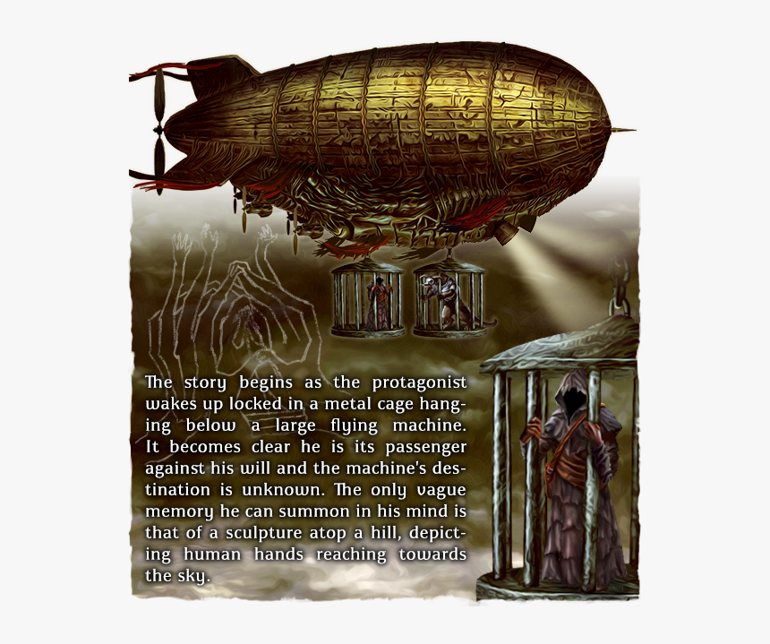 Those Are However The Least Of His Problems As The - Point And Click Adventure Airship, HD Png Download