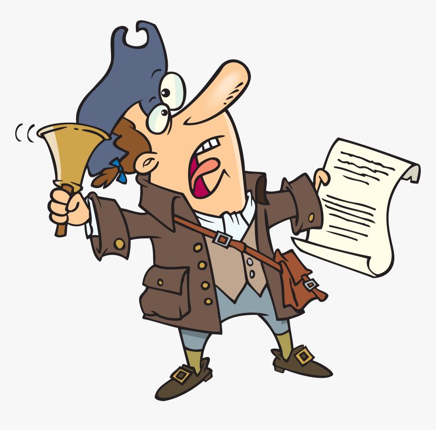 Bullet Vector Toon - Cartoon Town Crier, HD Png Download