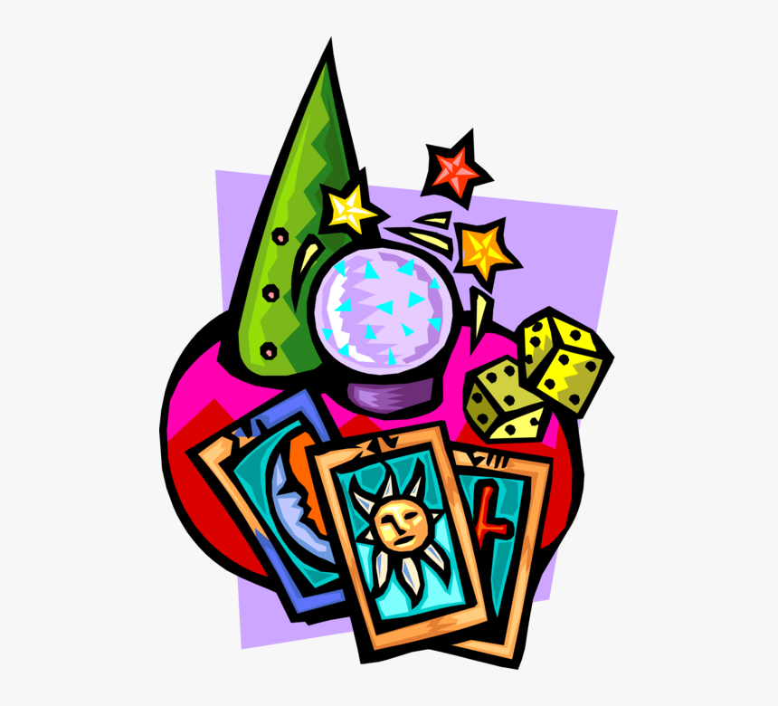Vector Illustration Of Astrology And The Occult With - Tarot Card Clipart, HD Png Download