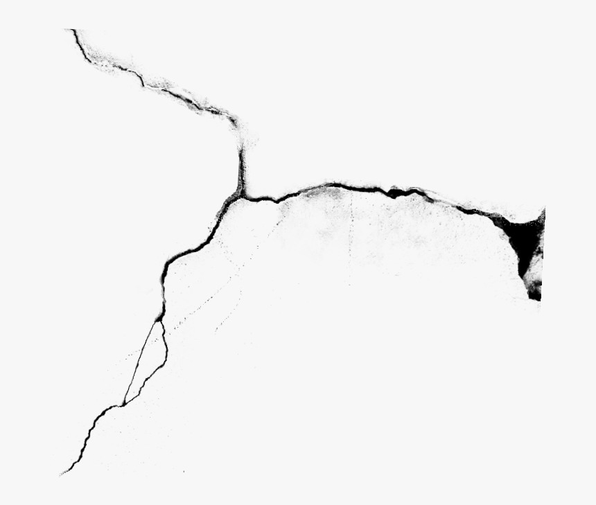 Ground Crack Vector - Line Art, HD Png Download