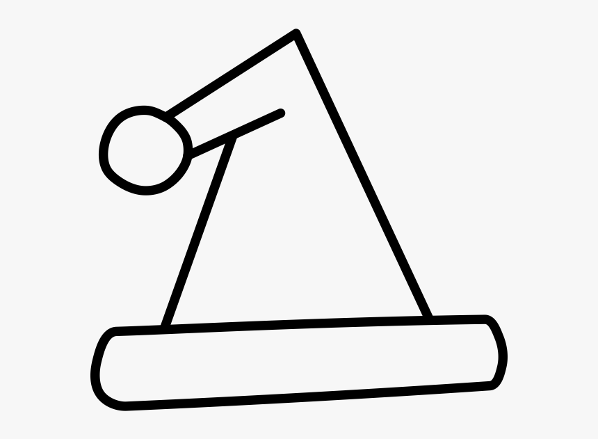 Santa Hat Rubber Stamp, HD Png Download