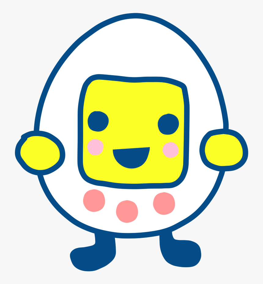 Tamagotchi En Forma De Huevo - Tamagotchi Png, Transparent Png