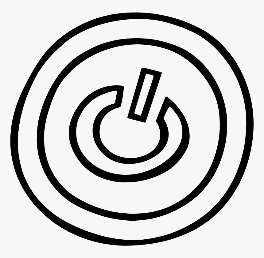 Simple On/off Button - Circle, HD Png Download , Transparent Png Image ...