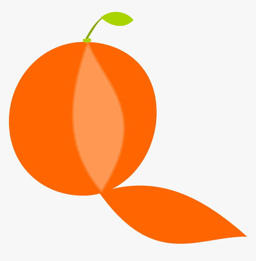 Peeled Orange Clip Arts - Peeled Orange Clipart, HD Png Download
