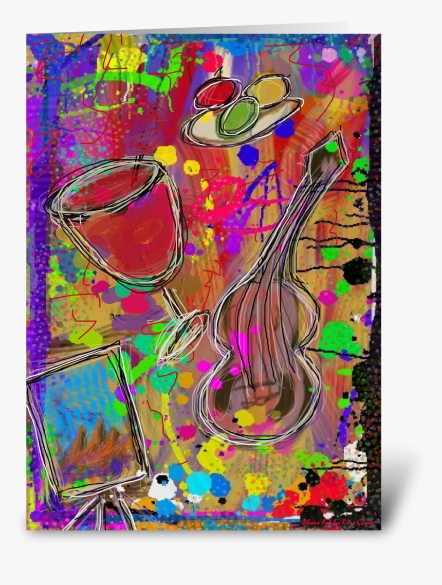 Party Explosion Greeting Card - Modern Art, HD Png Download
