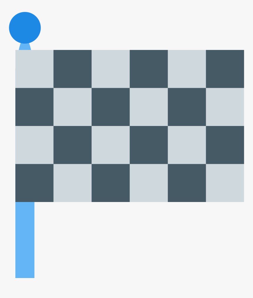 Clip Art Icon Free Download At - White And Black Checkered Flag, HD Png Download