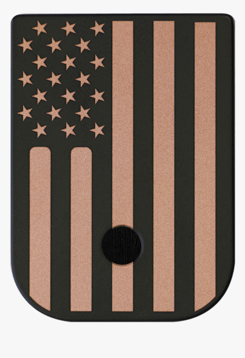 American Flag Brass Black Traditional Finish Mag Plate - Flag Of The United States, HD Png Download