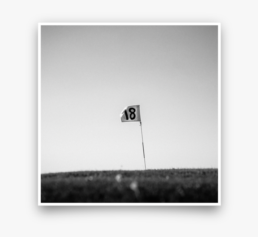 Transparent Golf Flag Png - Monochrome, Png Download