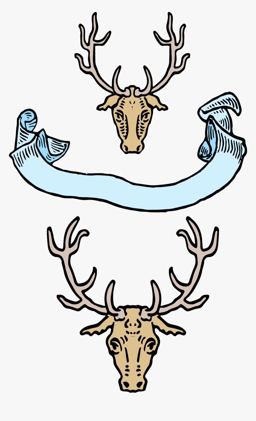 Reindeer Clipart Vintage, HD Png Download