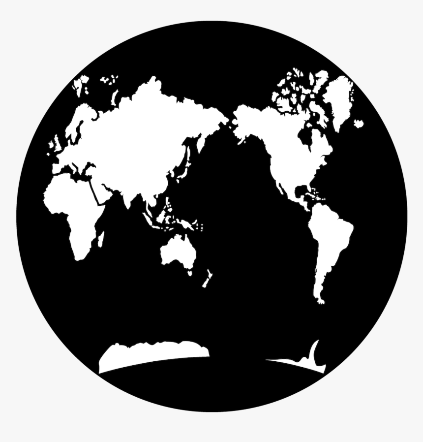 Globe World- A - Template Save The Date World, HD Png Download