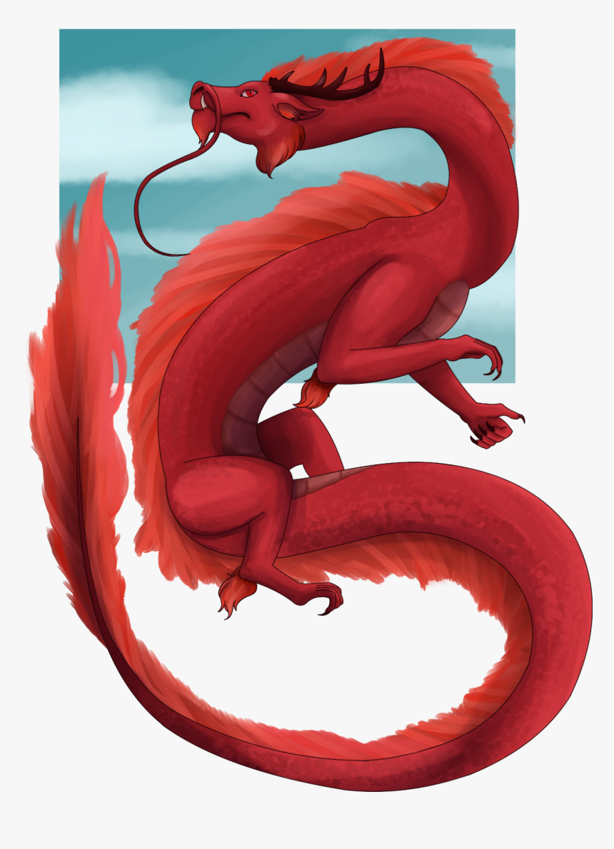 Dragon Of The Week Ao Qin 
the Red Dragon God Of The - Illustration, HD Png Download