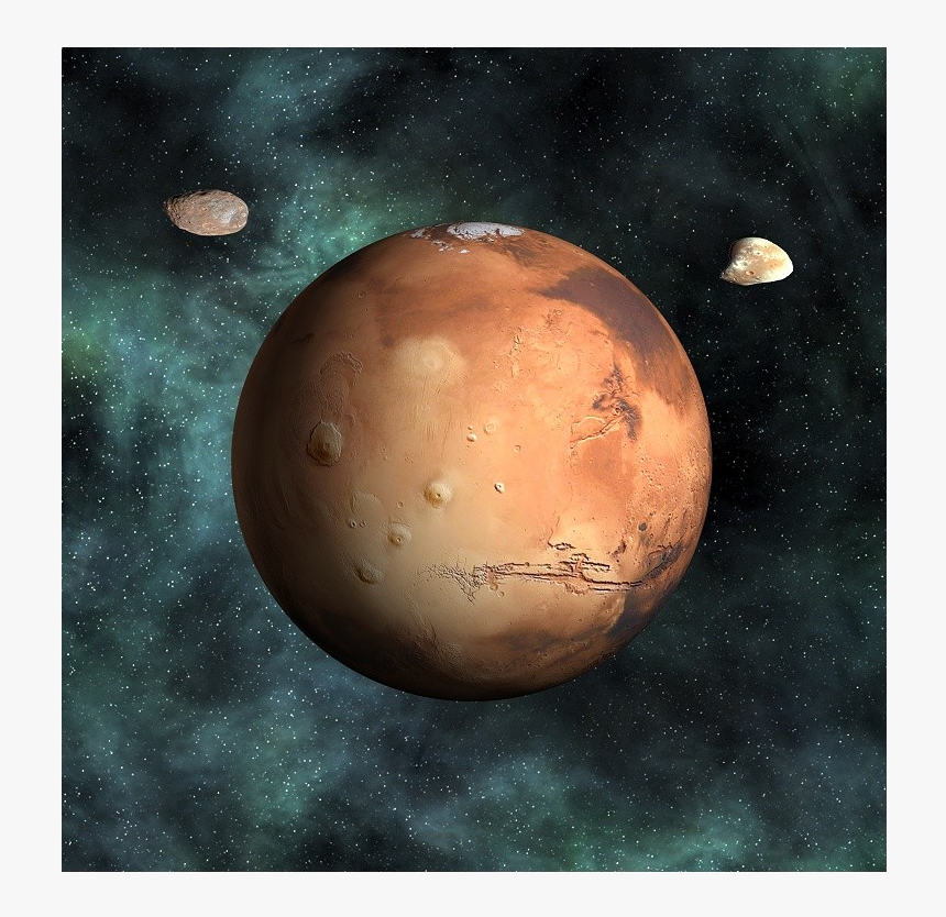 3d Mars - Earth, HD Png Download