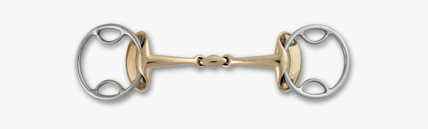 Stübben 2260 Steeltec Golden Wings Gag 4 In 1 Bit - English Horse Bits, HD Png Download