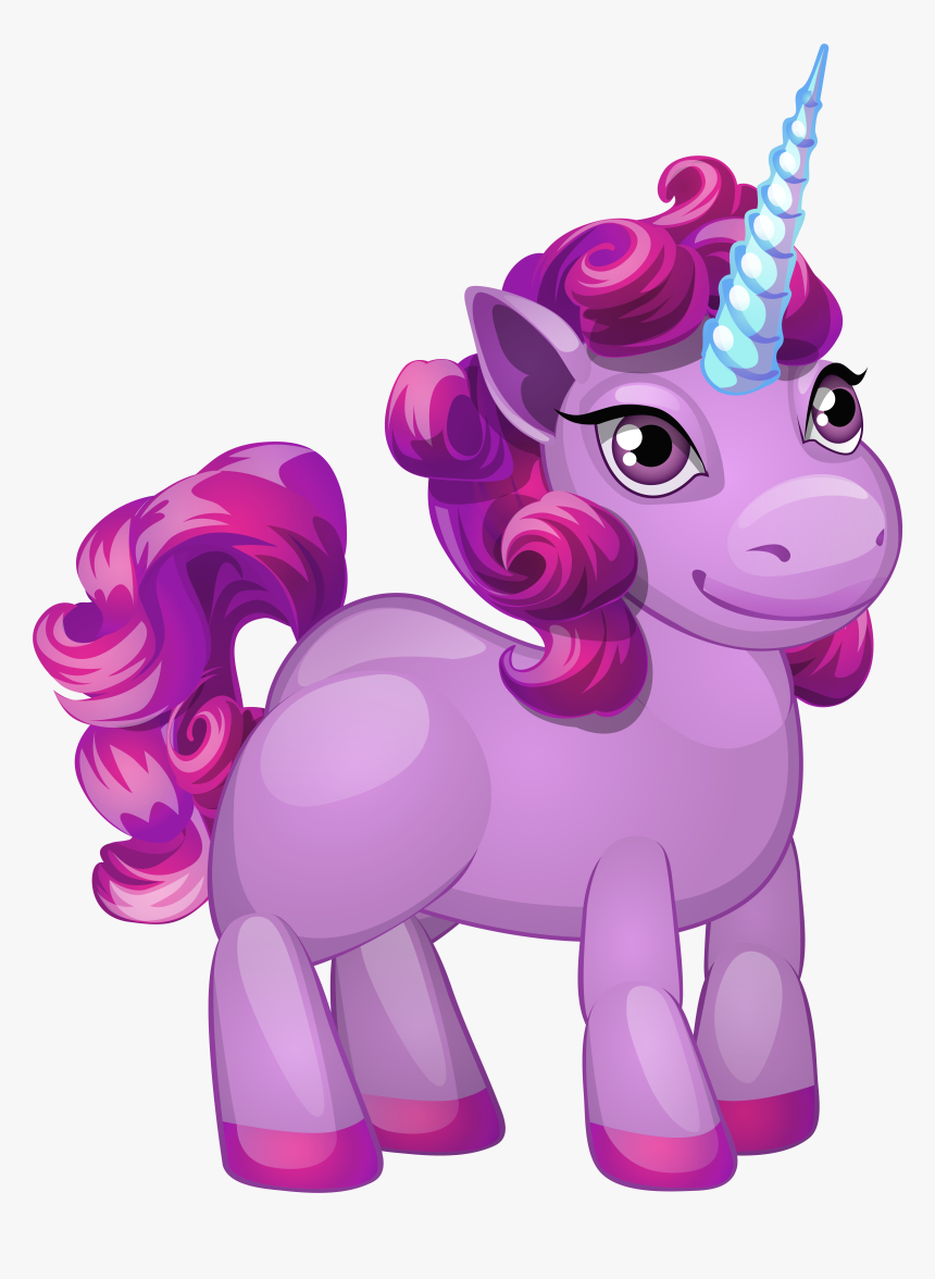 Purple Unicorn Clipart, HD Png Download
