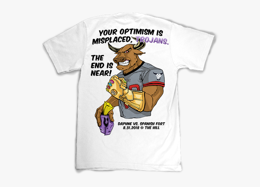 Spanish Fort Daphne Gameday Shirt - Cartoon, HD Png Download