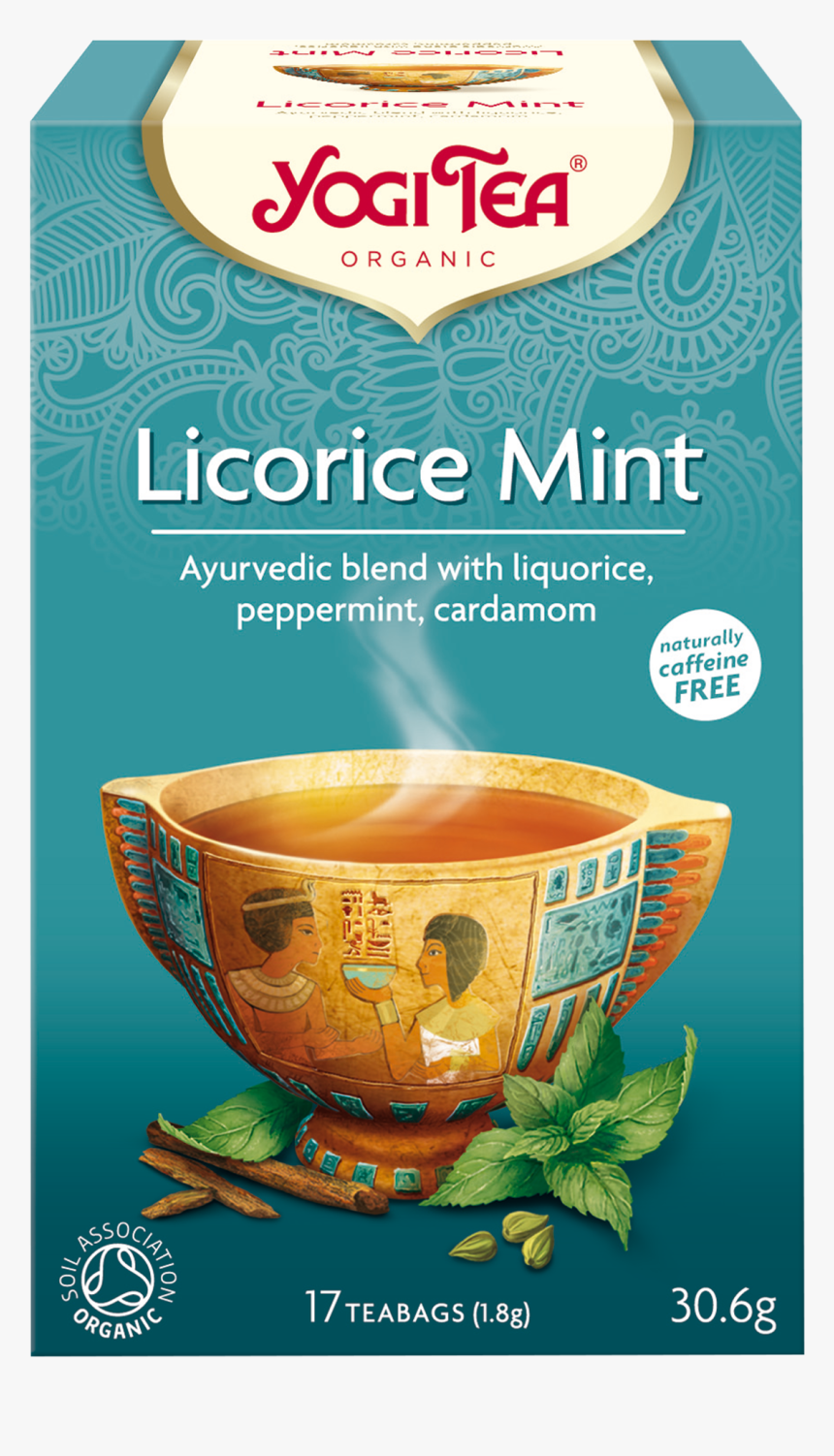 Yogi Liquorice Mint Tea 17, HD Png Download