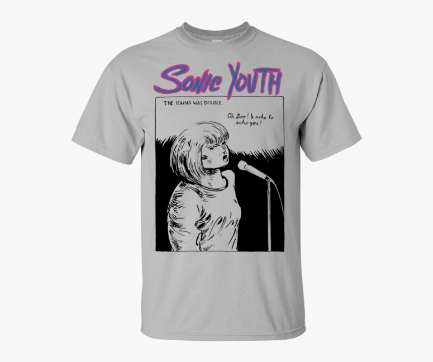 Echo T-shirt - Tee Shirt Sonic Youth, HD Png Download