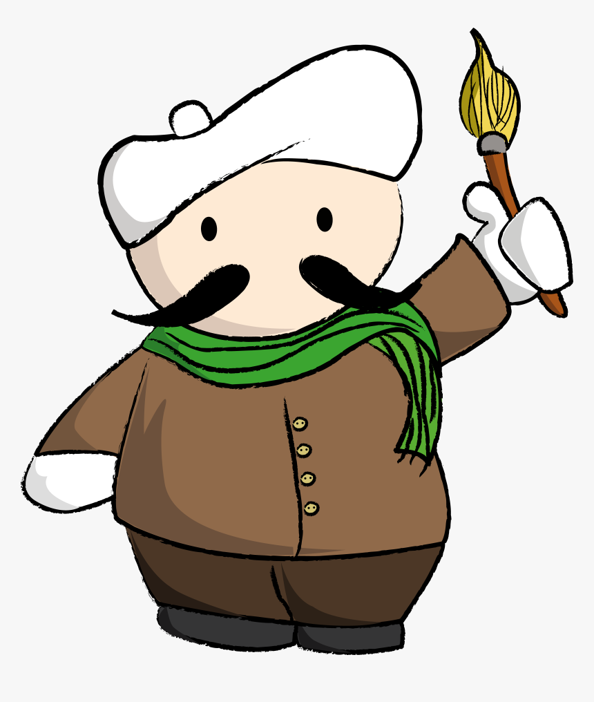 Una Pequeña Ilustracion - Artistas Pintores Png, Transparent Png