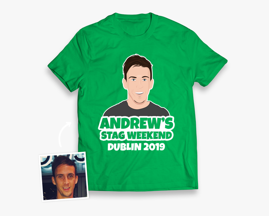 Stag Do Illustration From Photo T Shirt Illustration, - Active Shirt, HD Png Download