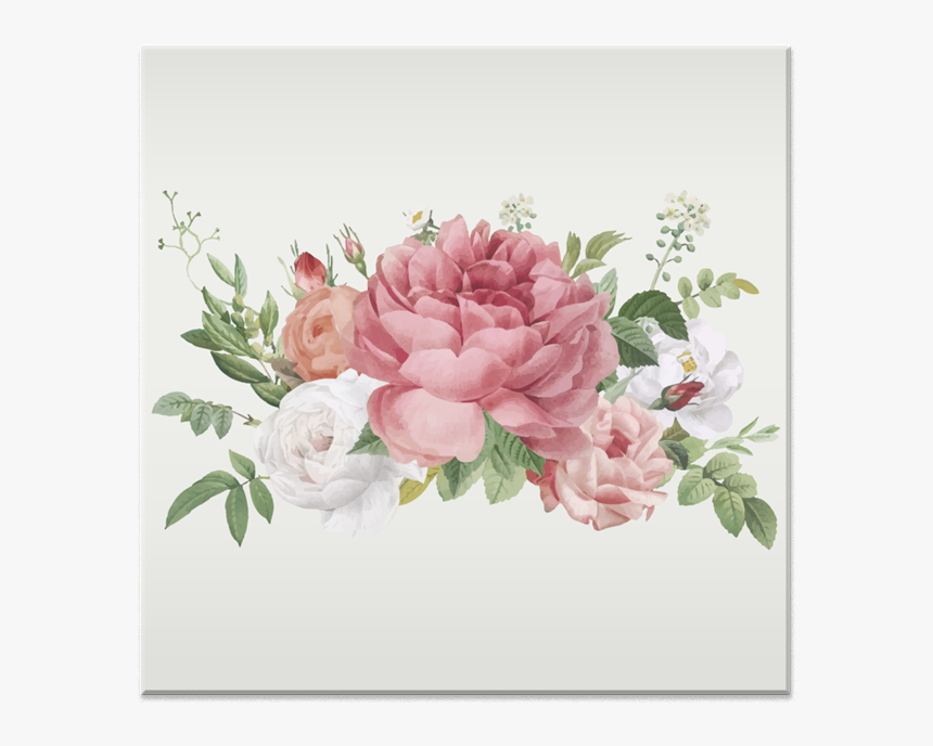 Azulejo Ramo De Flores De Élida Webmarketerna - Flower Design For Invitation, HD Png Download