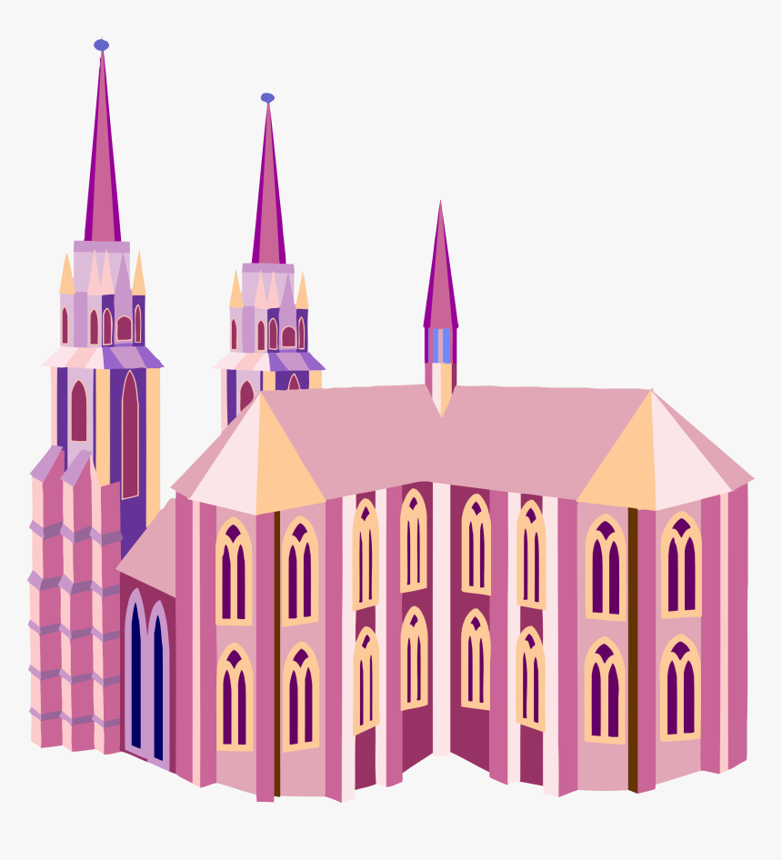 Pink,building,medieval Architecture - Fairytale Castle Transparent, HD Png Download