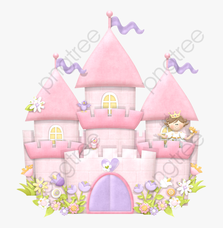 Transparent Cinderella Castle Clipart - Castle Princes Cartoon, HD Png Download