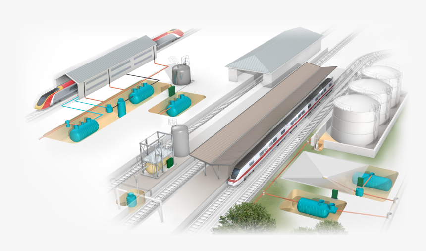 Rainwater Harvesting Railway Station, HD Png Download