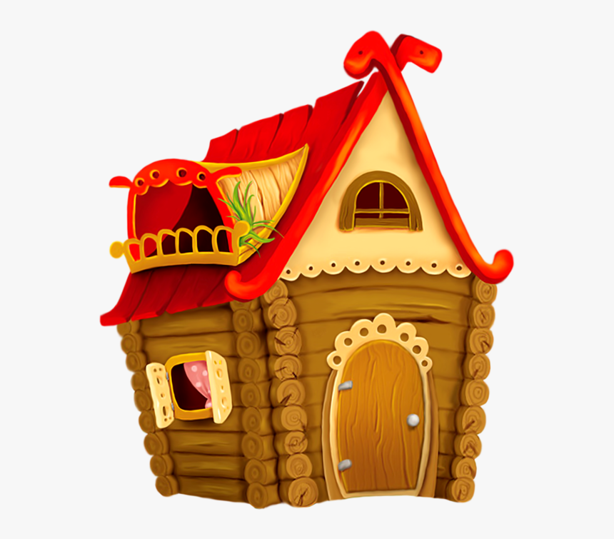 Download Fairytale Medieval House - Cartoon Of A Cute Wooden House, HD Png Download